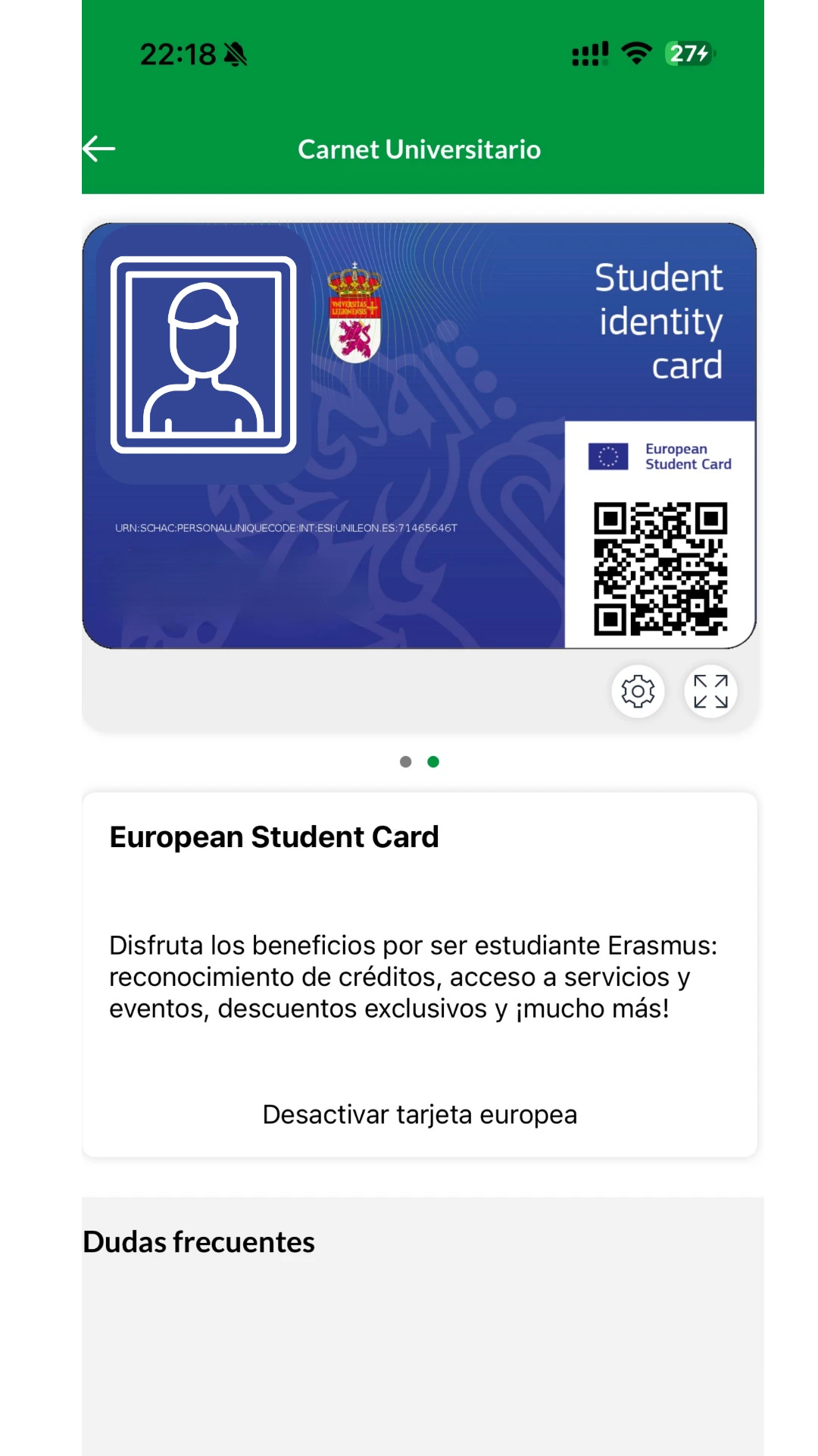 European Student Card