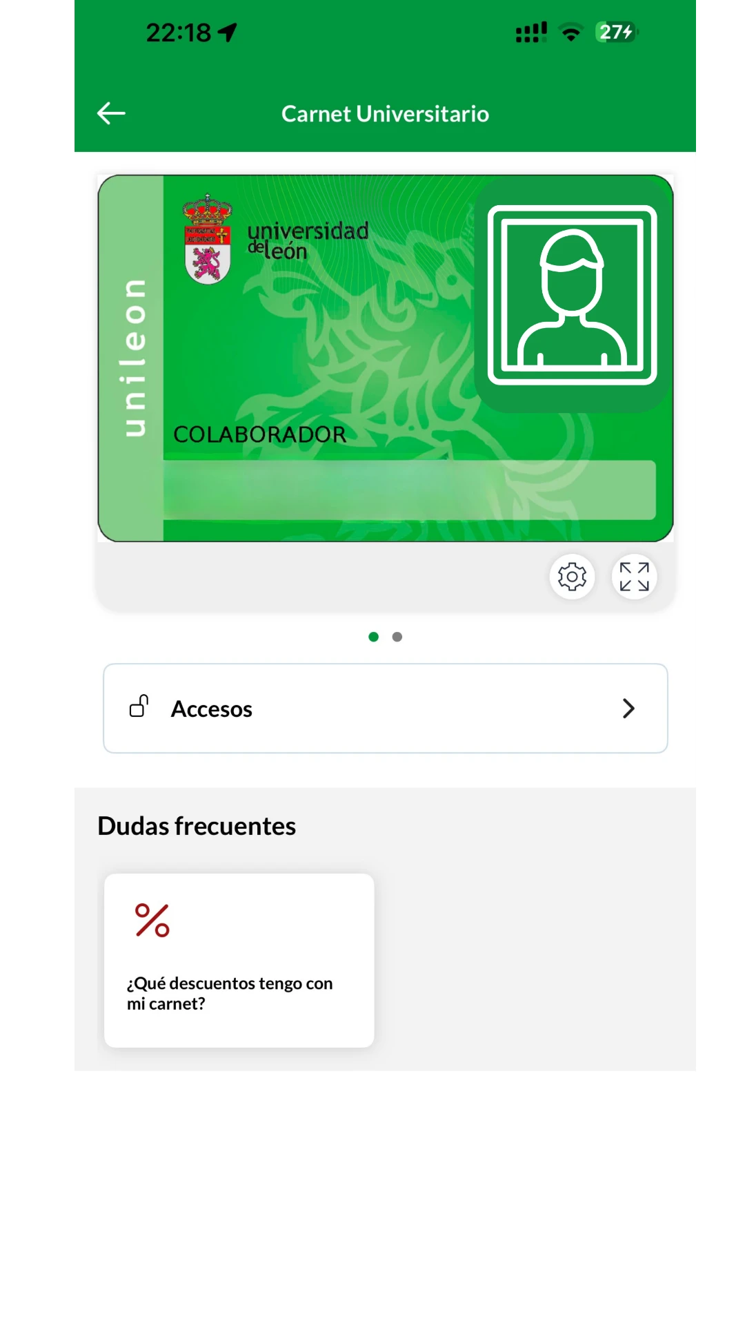Carnet universitario