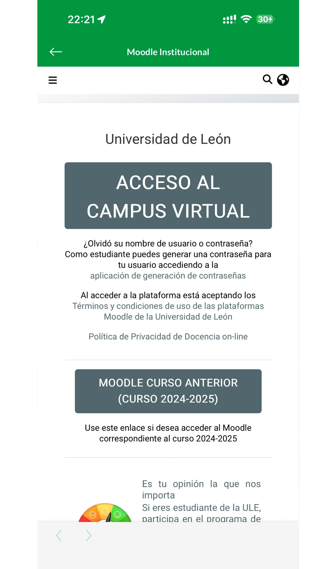 Moodle institucional